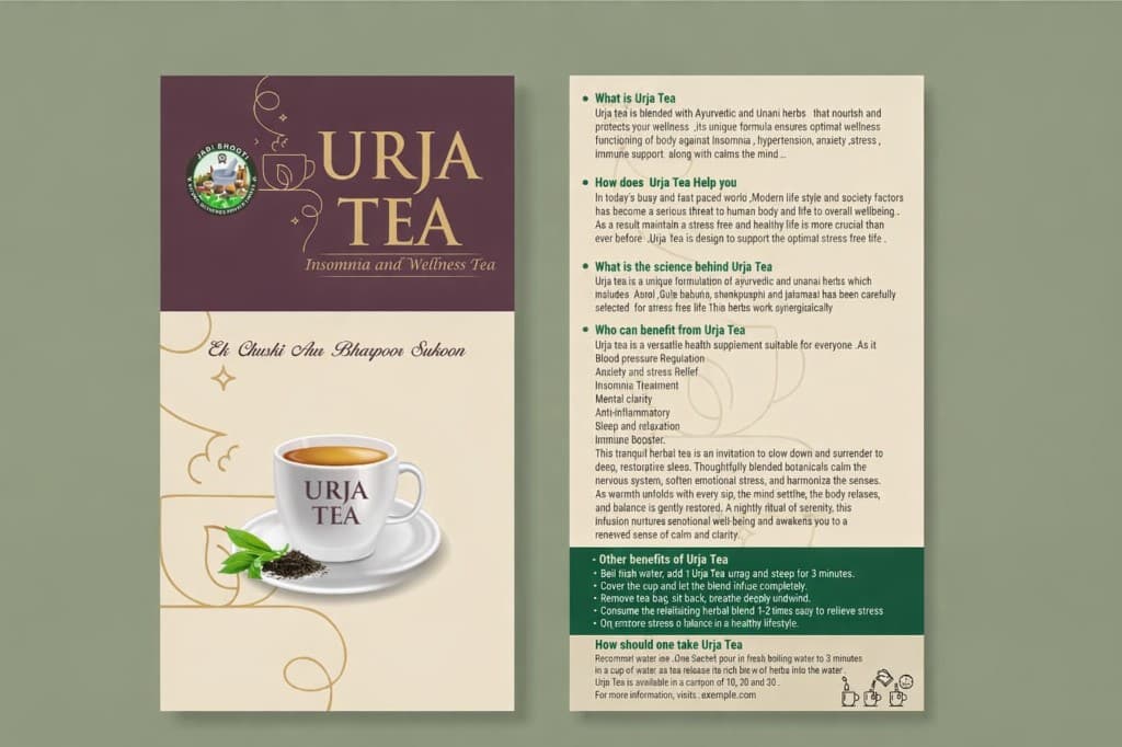 Urja Tea - Benefits and Information